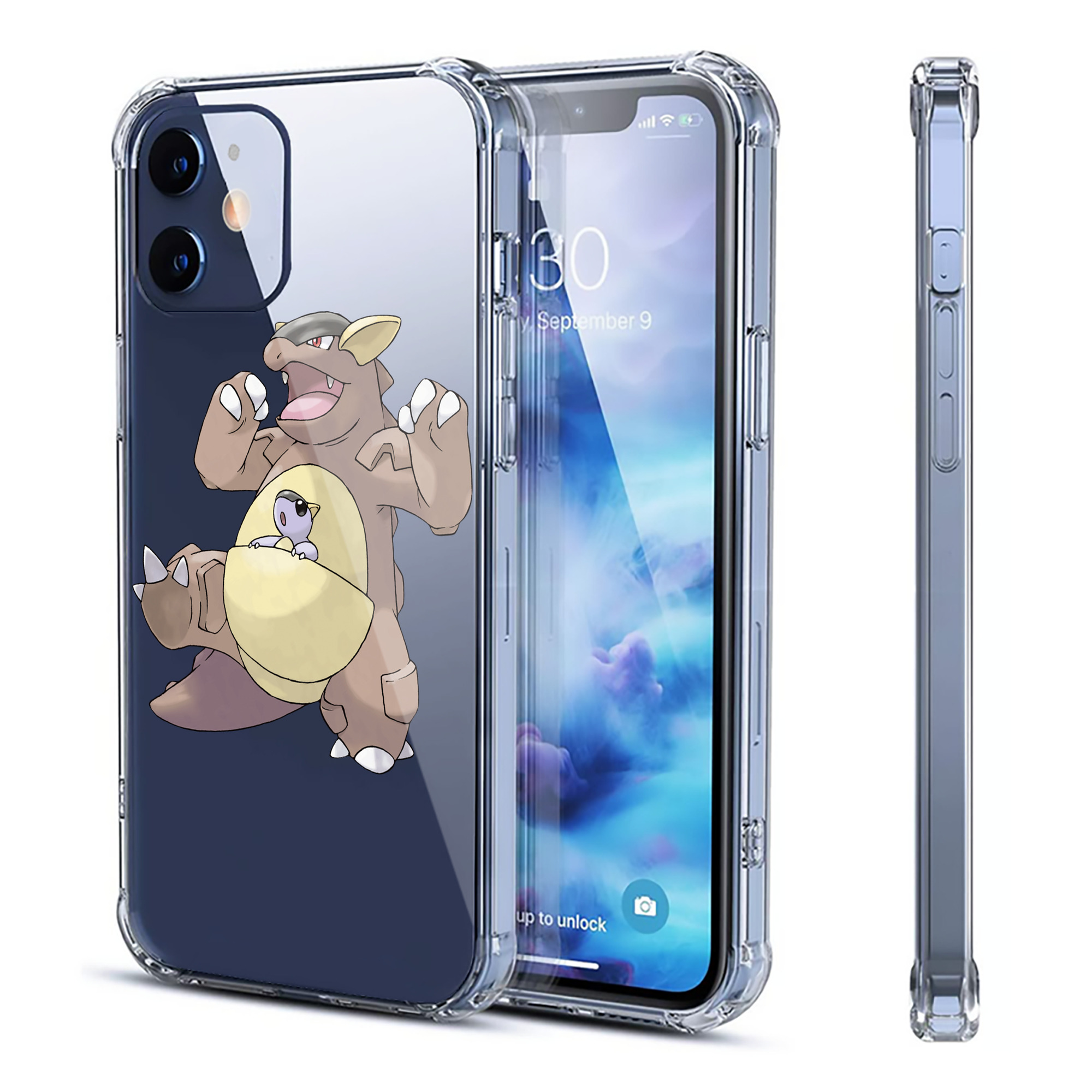 （画像用） ポケットモンスター Pokémon 【iPhone 12シリーズ対応】透明スマホケース（クリアソフトケース）